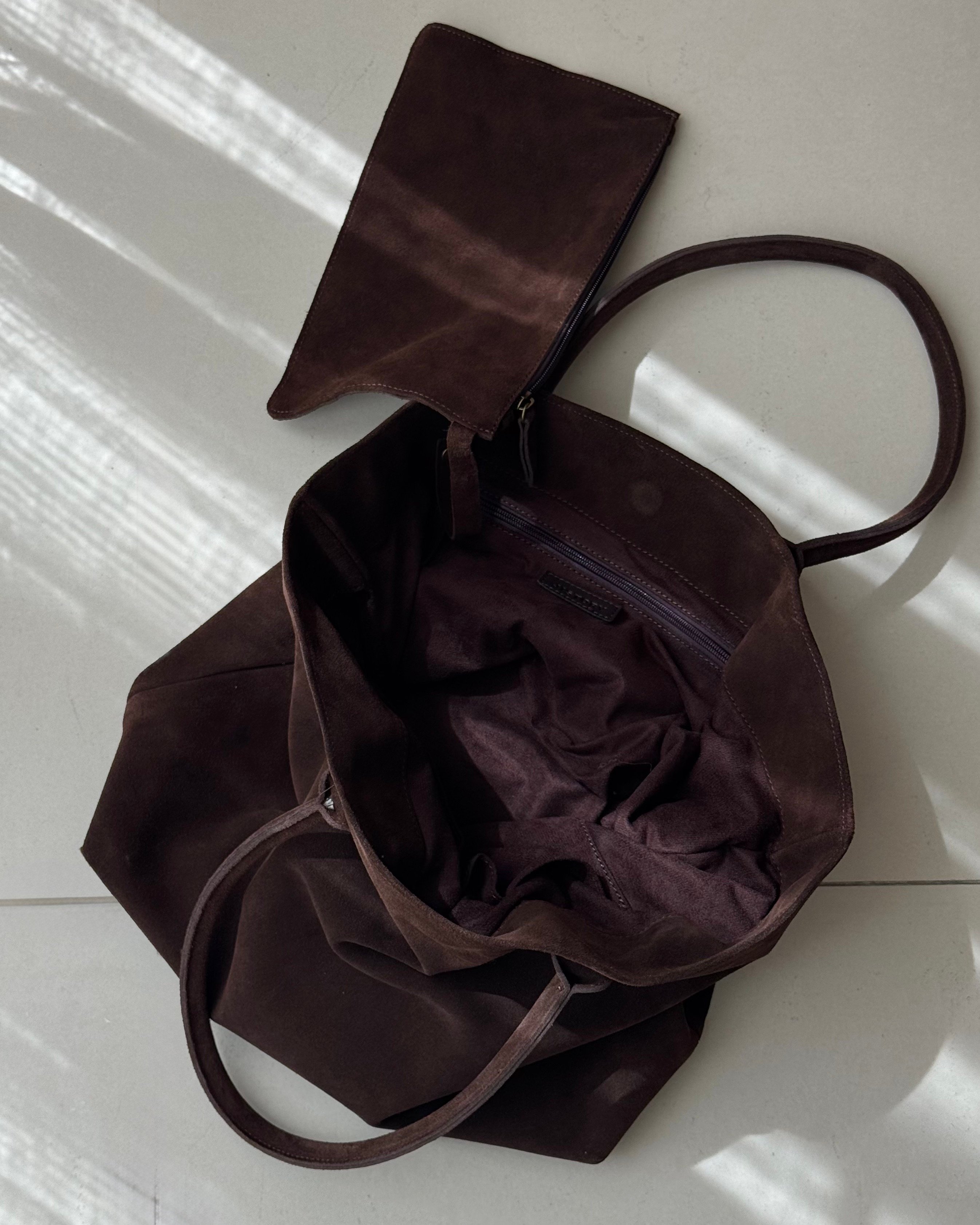 予約販売】SUEDE LEATHER BIG TOTE | JISTORY