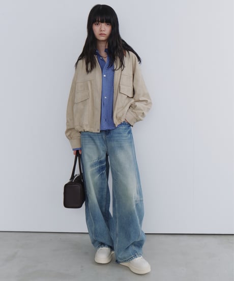 PLATFORM LEATHER COURT SNEAKER/2color