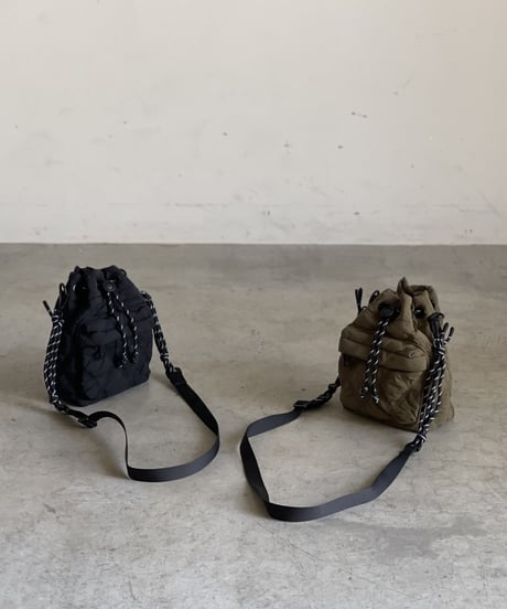 QUILTING PARACORD SHOULDER BAG / 2color