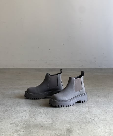 LEATHER CHELSEA BOOTS / 3color