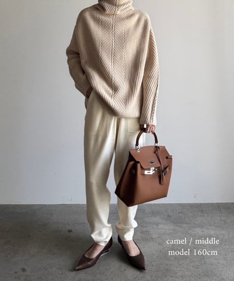SQUARE BELT HANDLE BAG / 3color　＜送料無料＞