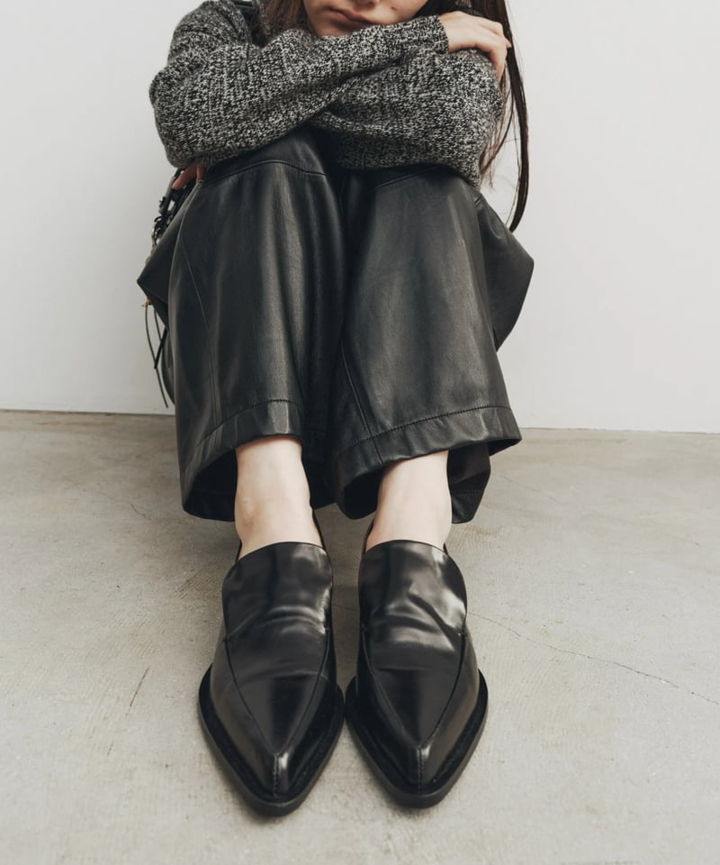 LEATHER POINTED TOE LOAFER | JISTORY LEATHER POINTED TOE LOAFER | JISTORY