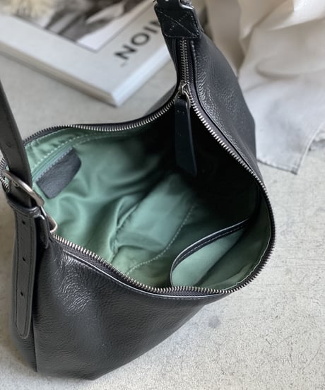 LEATHER SHOULDER BAG / 3color