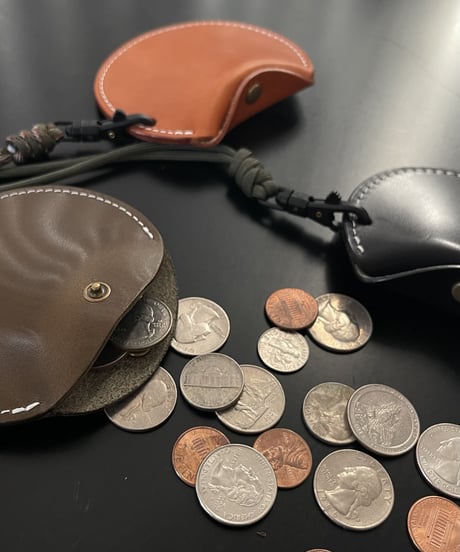 LEATHER MULTI COINCASE / 3color