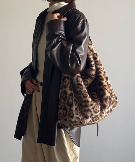 ECO FUR LEOPARD BAG