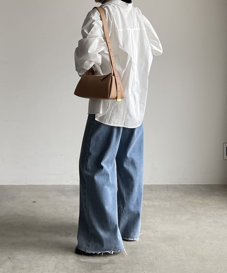 LEATHER ONE SHOULDER BAG/2color