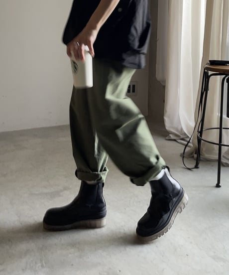 CLEAR SOLE CHELSEA BOOTS