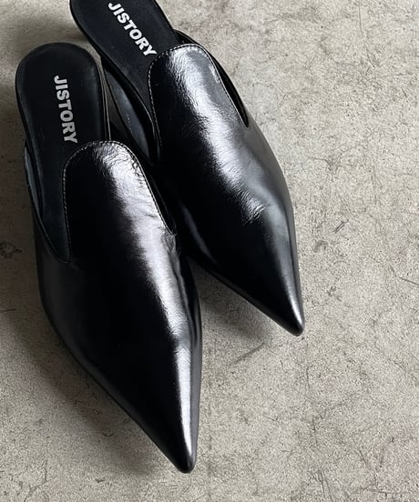 POINTED TOE MULE / 3color