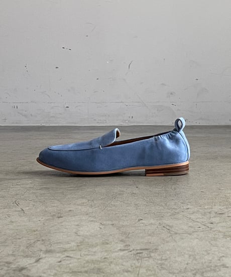 SUEDE LEATHER VAMP LOAFERS / 4color