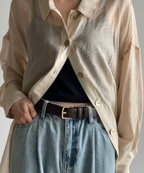 LEATHER BELT / 4color