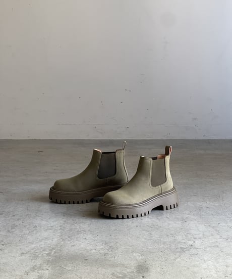 LEATHER CHELSEA BOOTS / 3color