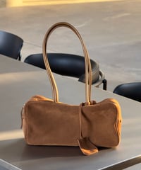 SUEDE SHOULDER BOSTON BAG