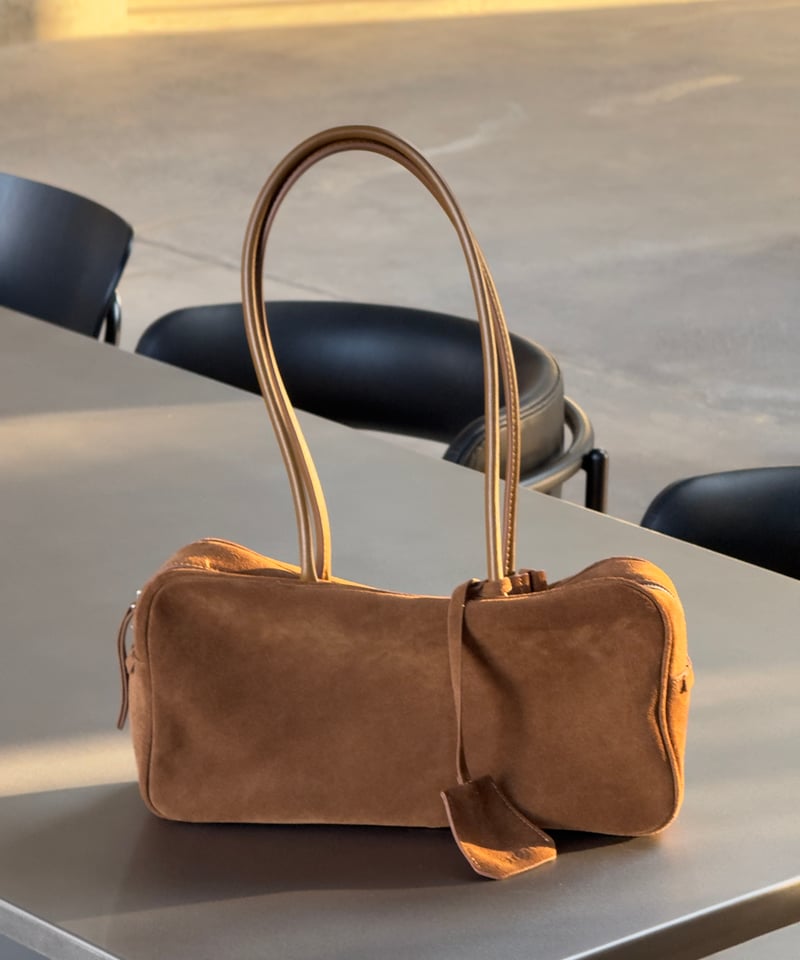 予約】SUEDE SHOULDER BOSTON BAG | JISTORY