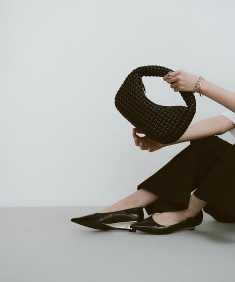 WEAVE HANDLE BAG / 2color