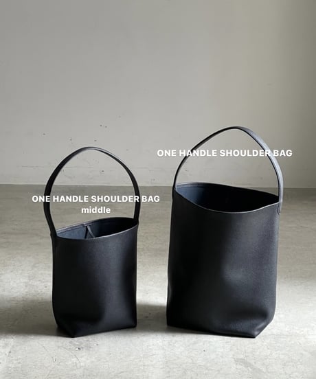ONE HANDLE SHOULDER BAG middle / 3color
