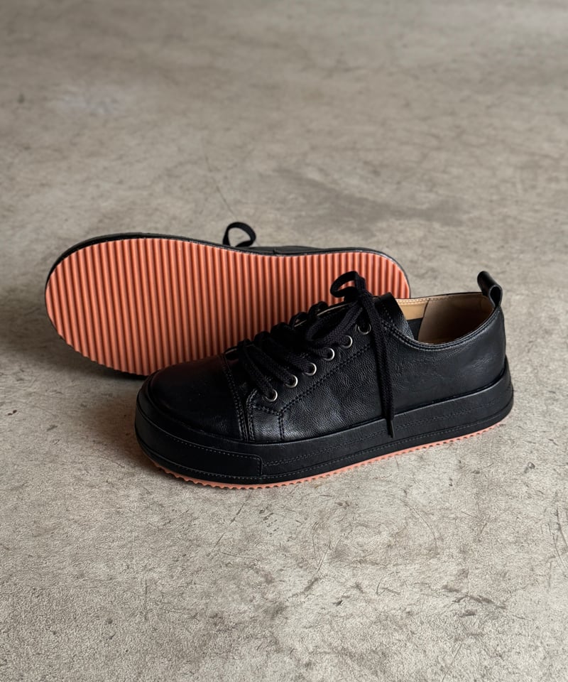 PLATFORMS LEATHER SNEAKER/3color | JISTORY