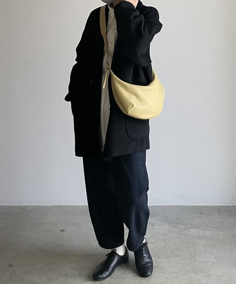 LEATHER SHOULDER BAG / 3color