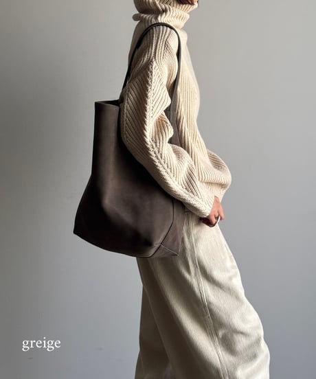 ONE HANDLE SUEDE BAG / 5color