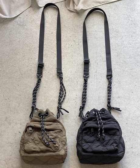 QUILTING PARACORD SHOULDER BAG / 2color