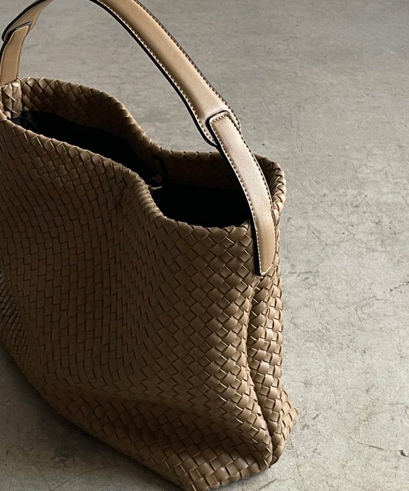 バッグ JISTORY MESH SHOULDER SYNTHETIC LEATHER MESH SHOULDER BAG / 3color |