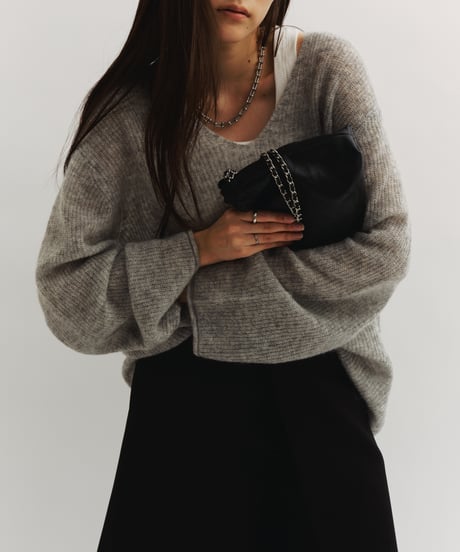 CHAIN SHOULDER WRINKLE BAG