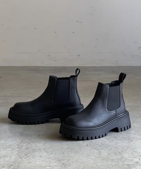 LEATHER CHELSEA BOOTS / 3color