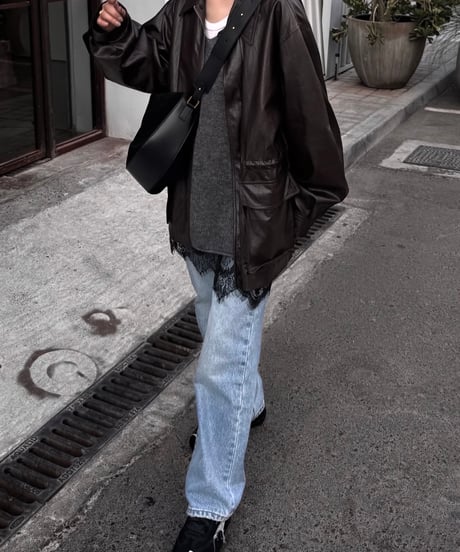 2WAY SUEDE SQUARE BAG