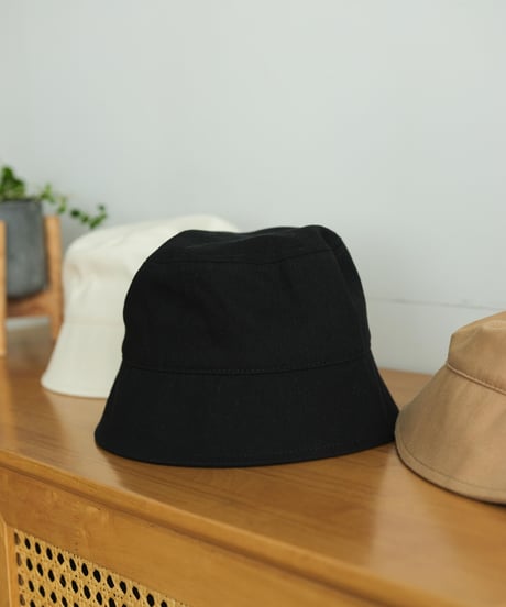 COTTON BUCKET HAT / 3color