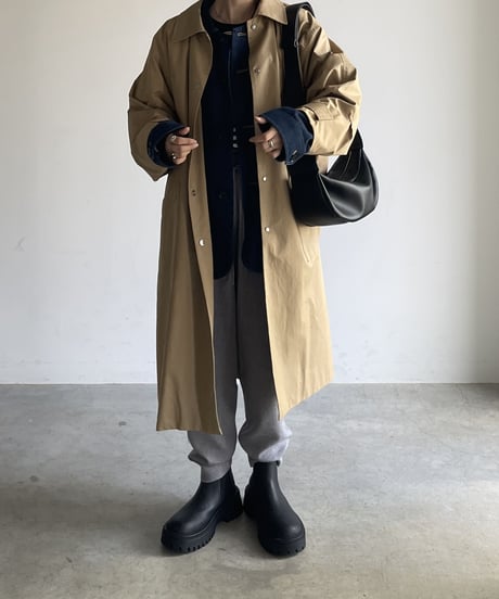 SOFT LEATHER HALF MOON BAG / 2color