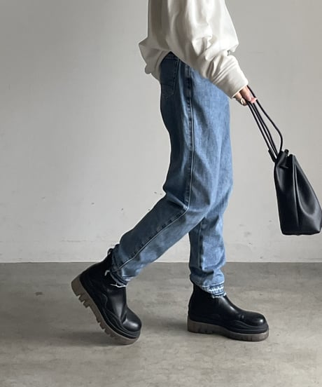CLEAR SOLE CHELSEA BOOTS