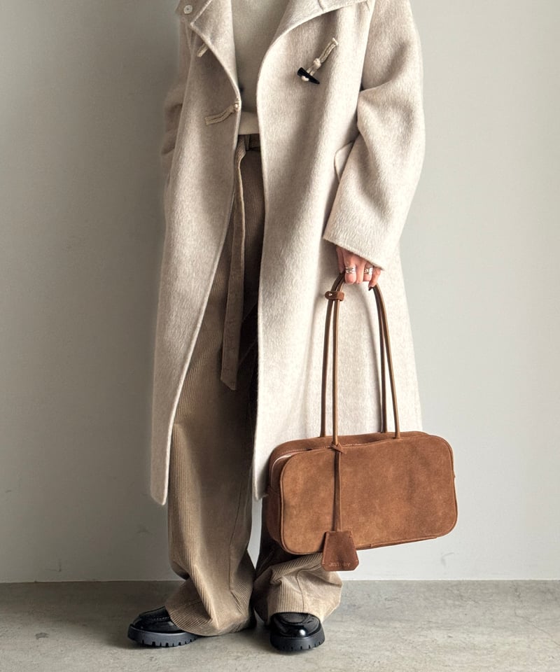 SUEDE SHOULDER BOSTON BAG | JISTORY SUEDE SHOULDER BOSTON BAG | JISTORY