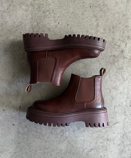 SIDE GORE BOOTS / 2color