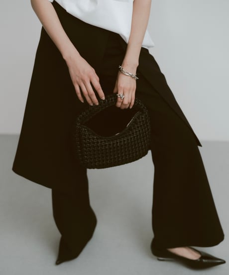 WEAVE HANDLE BAG / 2color