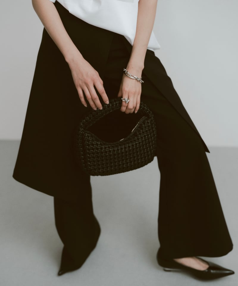 WEAVE HANDLE BAG / 2color | JISTORY
