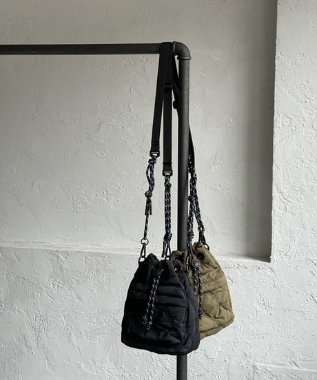 QUILTING PARACORD SHOULDER BAG / 2color