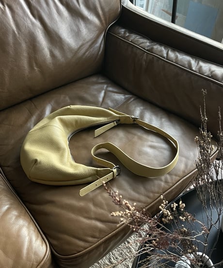 LEATHER SHOULDER BAG / 3color