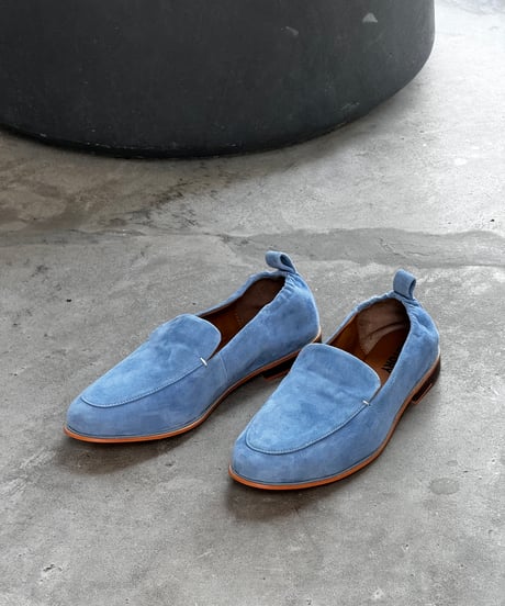 SUEDE LEATHER VAMP LOAFERS / 4color