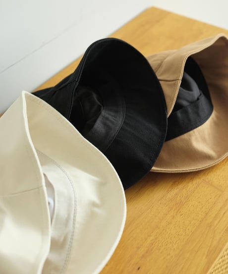 COTTON BUCKET HAT / 3color