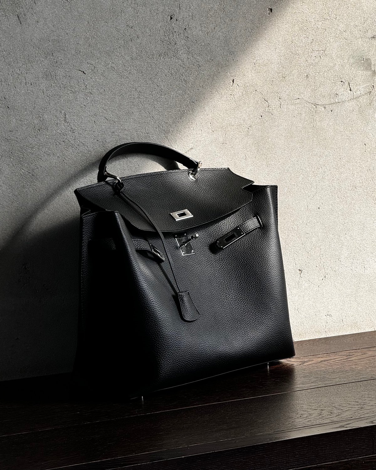 SQUARE BELT HANDLE BAG / 3color ＜送料無料＞ | JISTORY