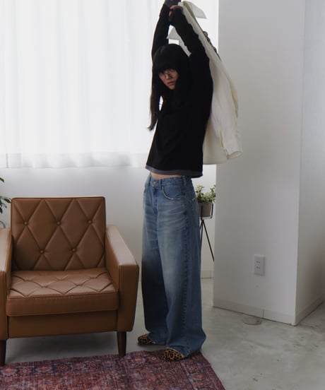 HARAKO ＆ LEATHER SWITCHING SNEAKER