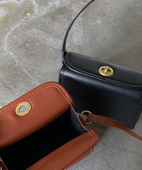 TURN LOCK 2WAY MINI SHOULDER BAG