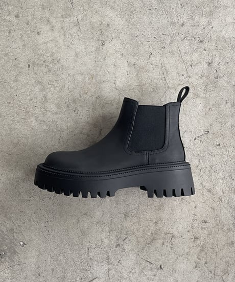 LEATHER CHELSEA BOOTS / 3color
