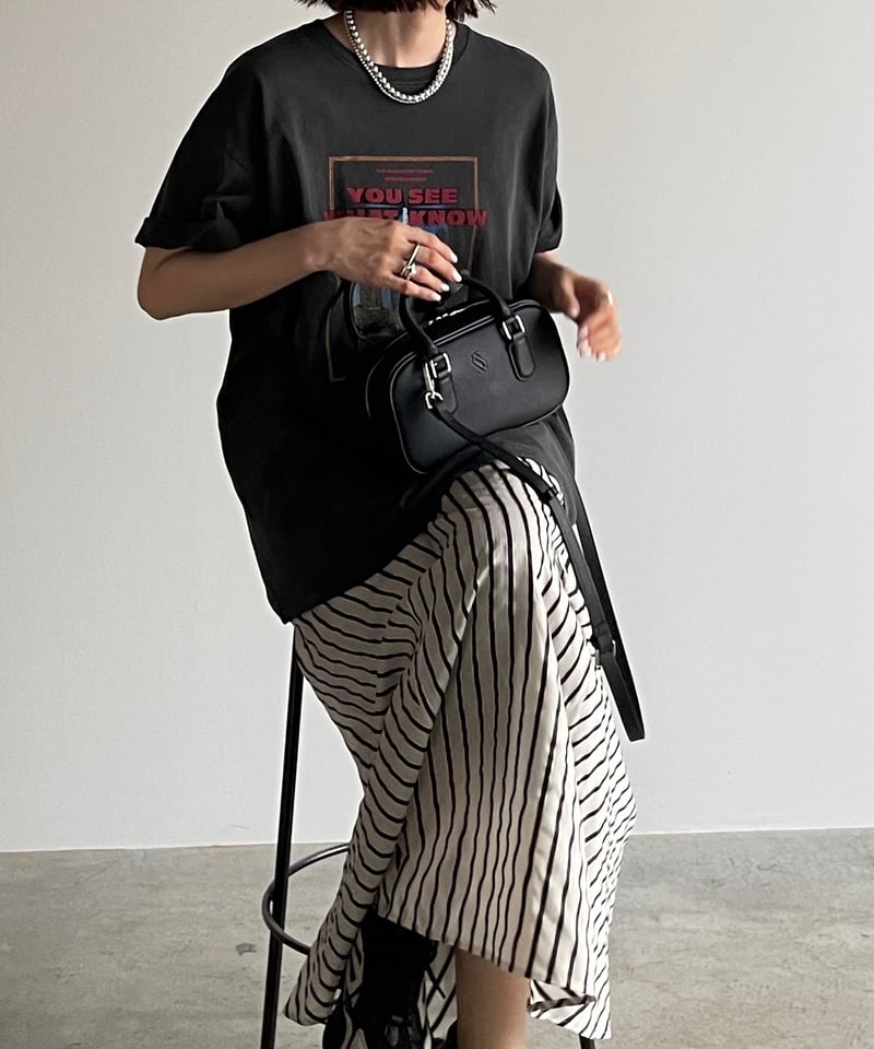 EMBOSS LOGO MINI BOSTON BAG / 2color | JISTORY