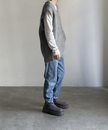 LEATHER CHELSEA BOOTS / 3color