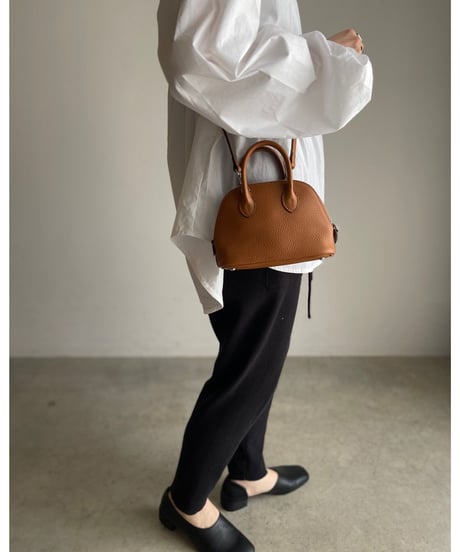 LEATHER MINI BOSTON BAG