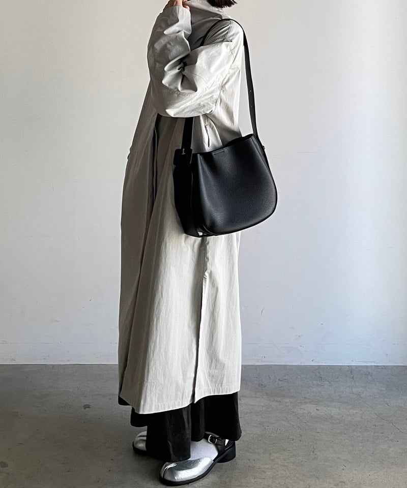 JISTORY ショルダーバッグ ROUND LEATHER SHOULDER BAG / 2color | JISTORY