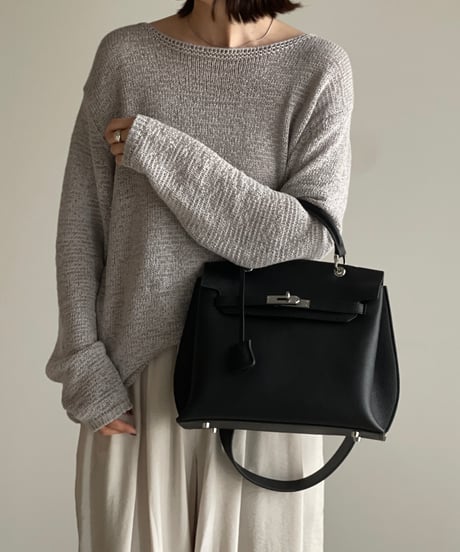 SQUARE BELT HANDLE BAG / 3color　＜送料無料＞
