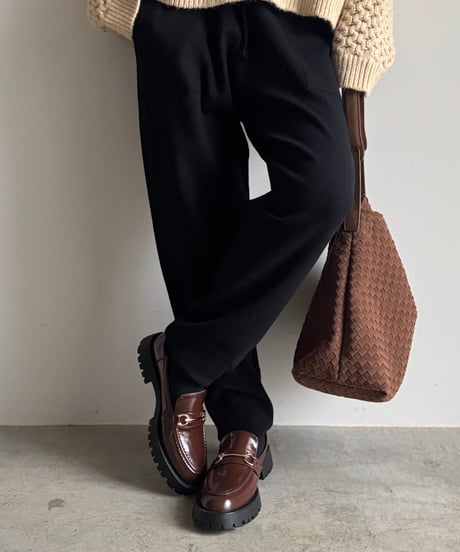 PLATFORM BIT LOAFER/2color