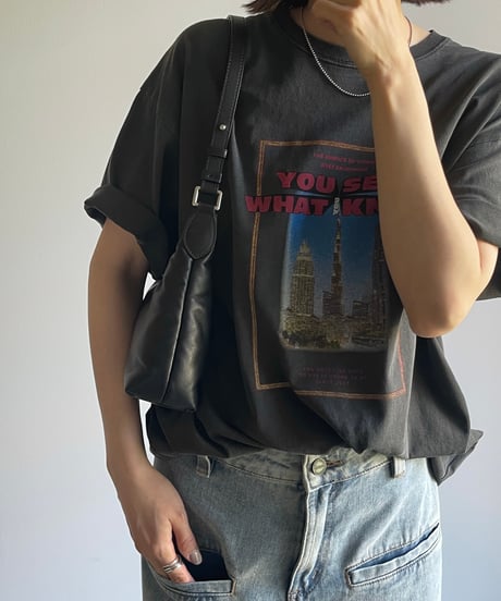 PADDED ONE SHOULDER HOBO BAG