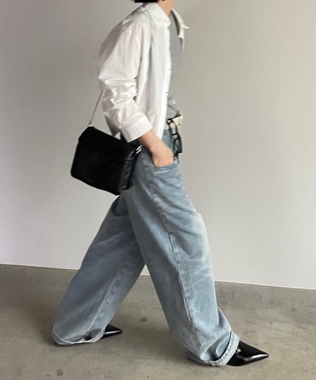 POINTED TOE MULE / 3color